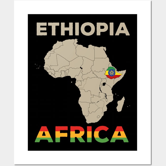 Ethiopia-Africa Wall Art by Cuteepi